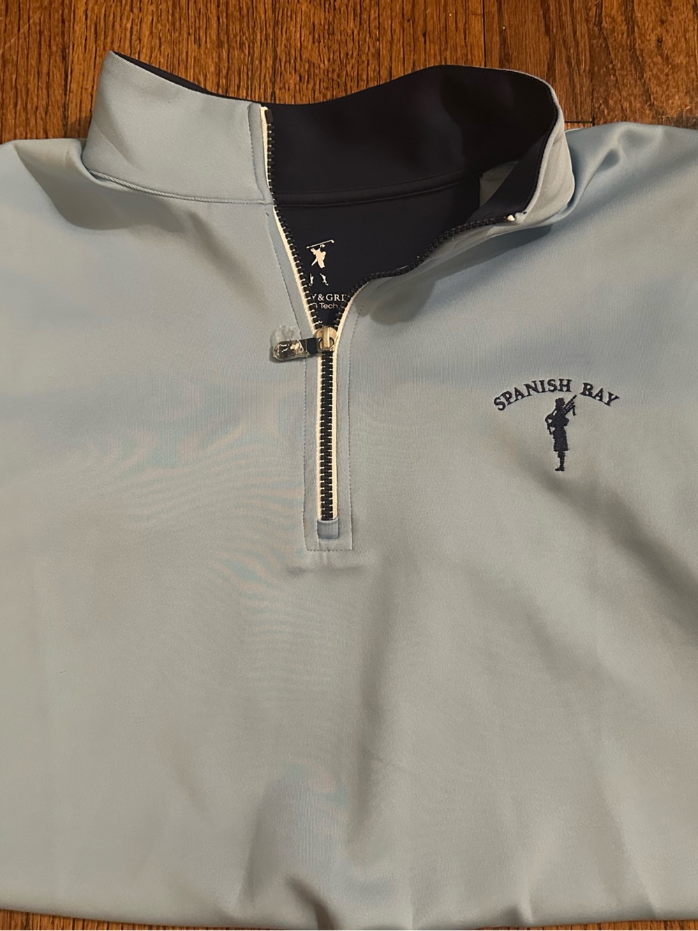 Fairway & Greene - Spanish Bay Golf Resort - Blue Quarter-Zip Pullover Vest